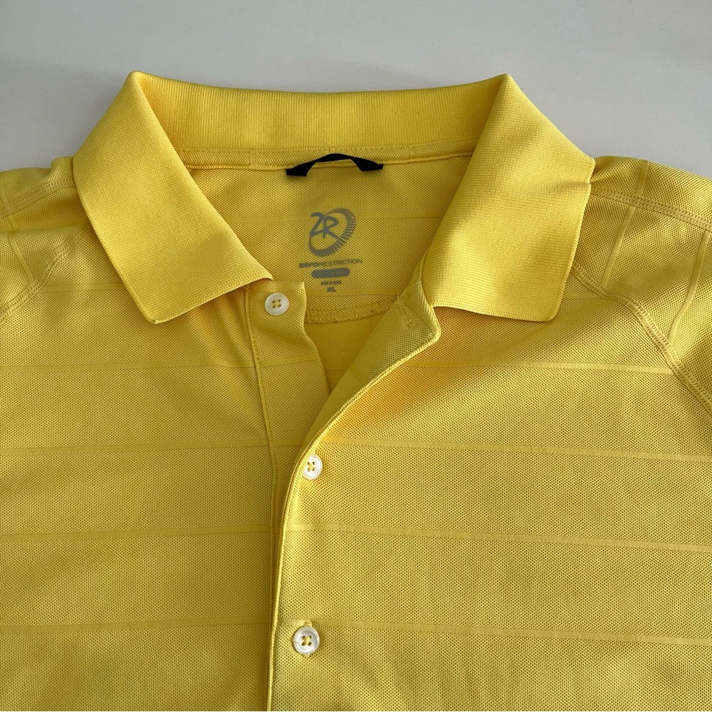 Zero Restriction Men’s Short Sleeve Polo Yellow XL Golf‎ polo